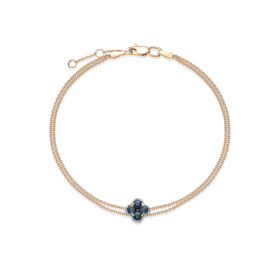 Золотой браслет 585, длина 16.5 см