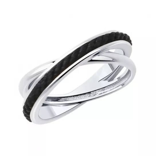 Серебряное кольцо 925, женское, размер 17