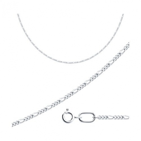 Серебряная цепочка 925 на шею, длина 40 см