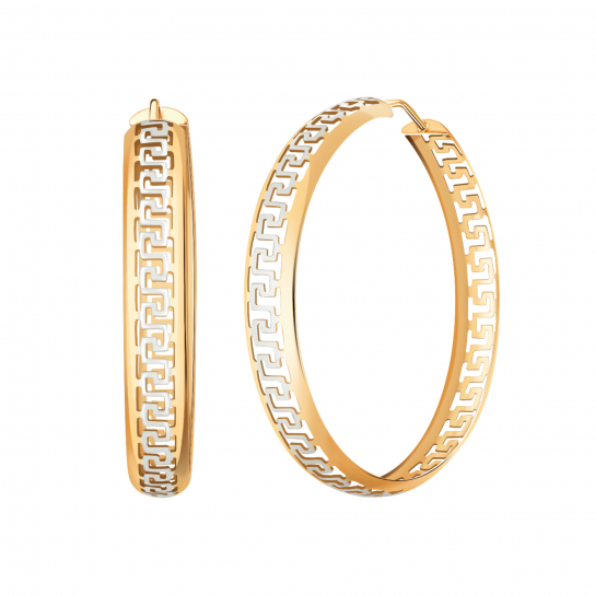 Золотые серьги 585, женские