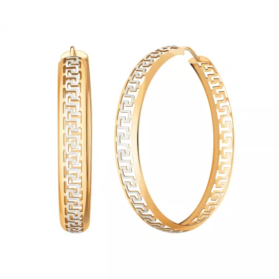 Золотые серьги 585, женские