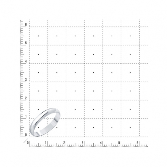 Золотое обручальное кольцо 585, размер 17.5