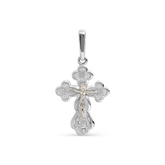 Золотой крестик 585 нательный, на шею