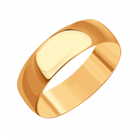 Золотое обручальное кольцо 585, размер 21.5