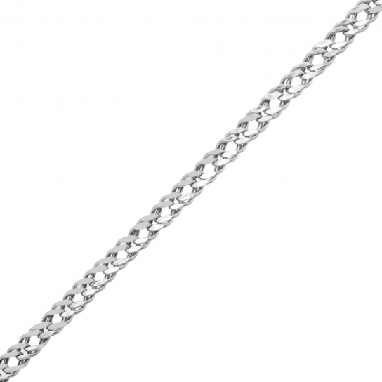 Серебряная цепочка 925 на шею, длина 55 см