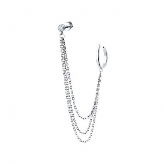 Серьга из серебра