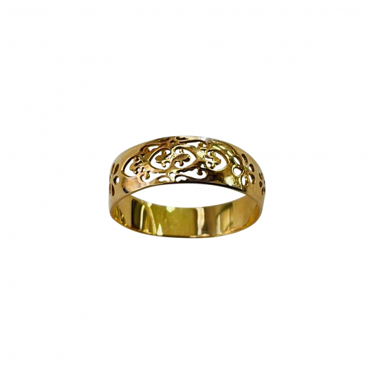 Золотое кольцо 585, женское, размер 18.5