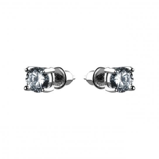 Пусеты из серебра