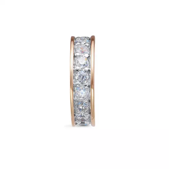 Золотая подвеска 585, женская, с фианитом