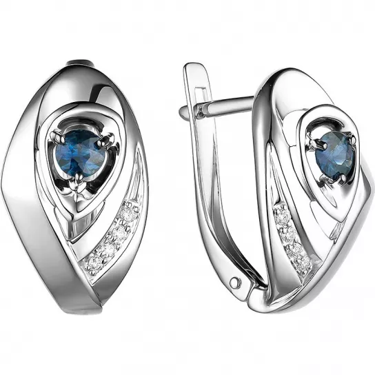 Золотые серьги 585, женские