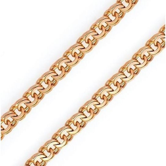 Золотая цепочка 585 на шею, длина 55 см