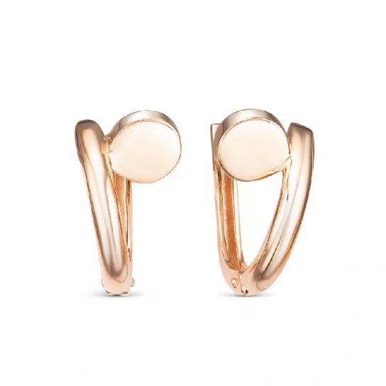 Золотые серьги 585, женские