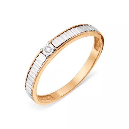 Кольцо с бриллиантами из золота