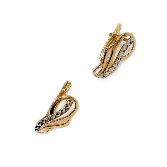 Золотые серьги 585, женские