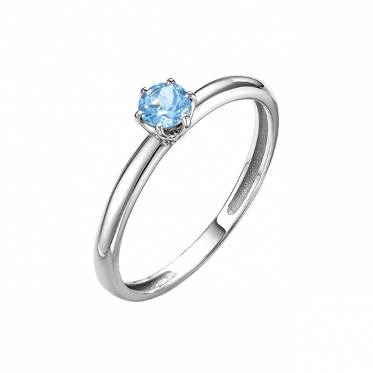 Серебряное кольцо 925, женское, размер 17.5