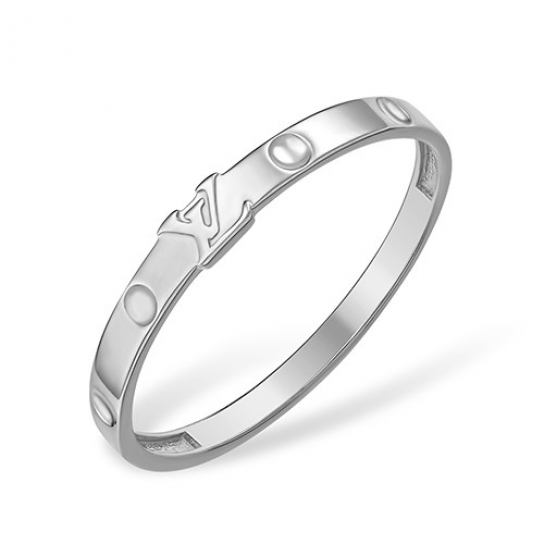 Серебряное кольцо 925, женское, с фианитом, размер 18