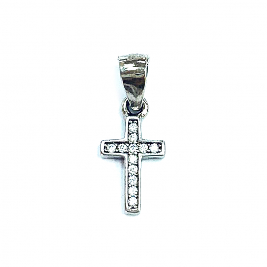 Серебряная подвеска 925, женская, с фианитом