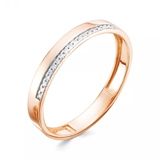 Кольцо с бриллиантами из золота