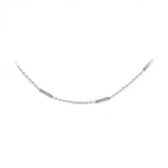 Серебряная цепочка 925 на шею, плетение фигурное, длина 45 см