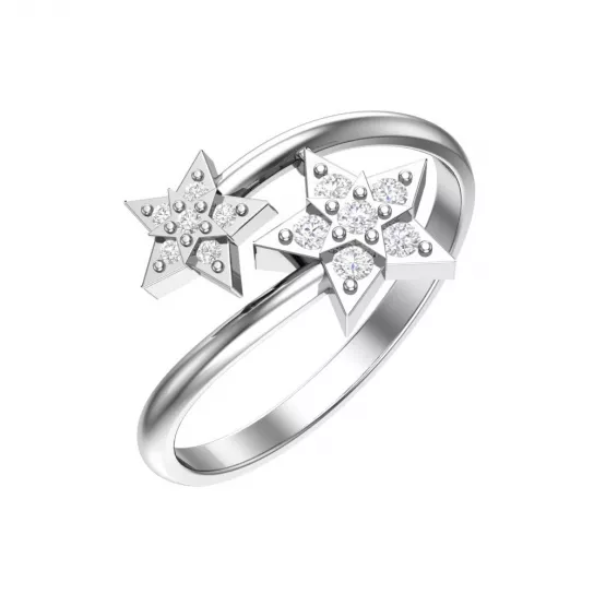 Серебряное кольцо 925, женское, с фианитом, размер 16.5