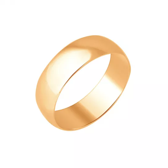 Золотое обручальное кольцо 585, размер 21.5