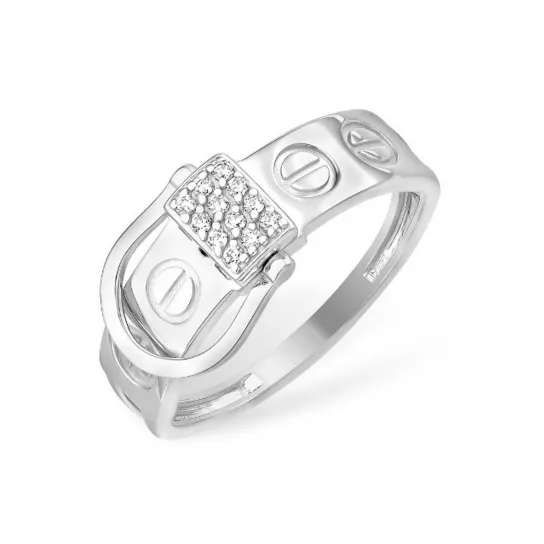 Серебряное кольцо 925, женское, размер 18