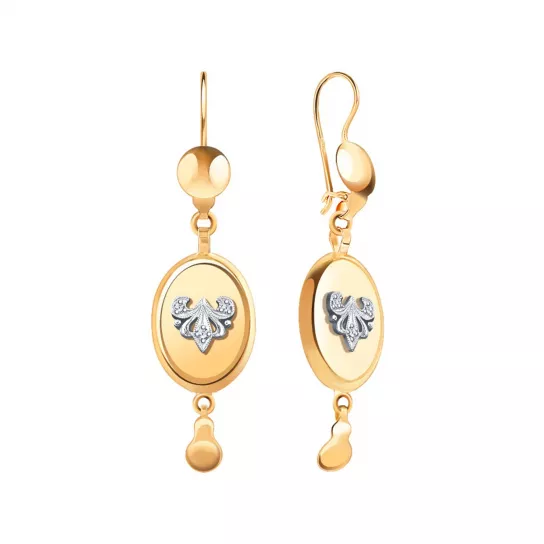 Серьги-самовары из золота