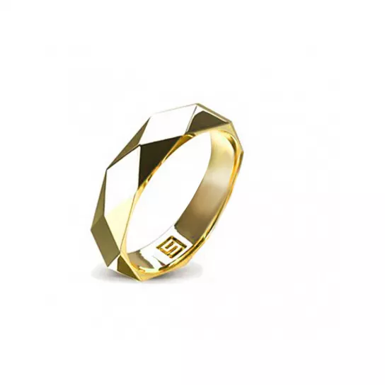 Золотое обручальное кольцо 585, размер 20.5