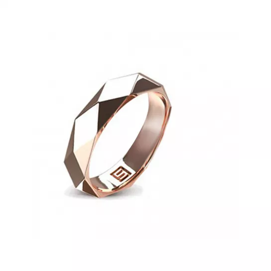 Кольцо обручальное из золота