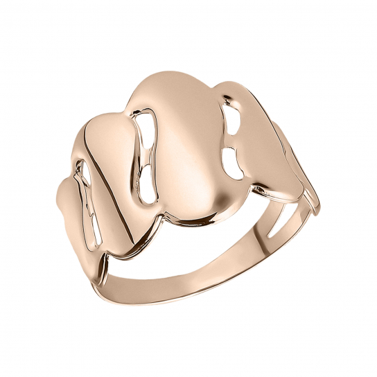 Золотое кольцо 585, женское, размер 18.5