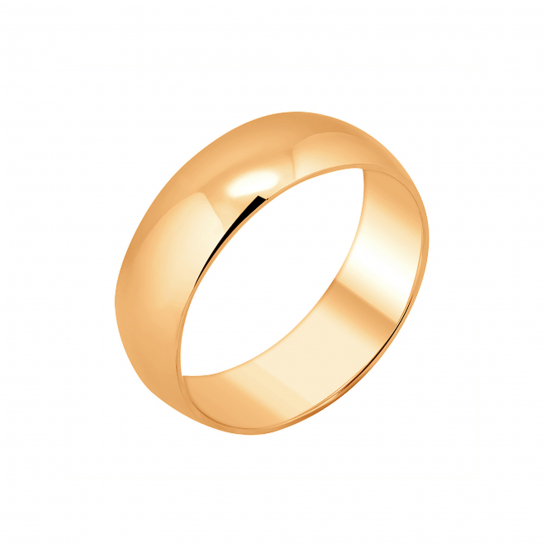 Золотое обручальное кольцо 585, размер 18.5