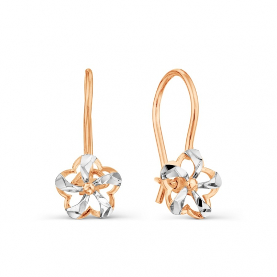 Серьги детские из золота