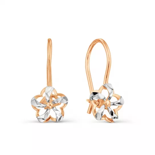 Серьги детские из золота