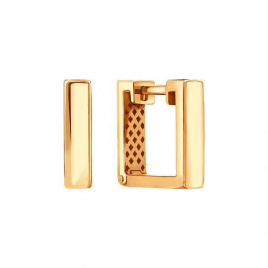 Золотые серьги 585, женские