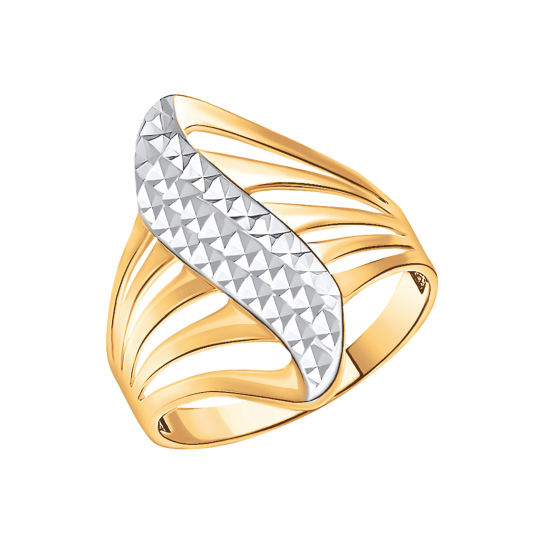 Золотое кольцо 585, женское, размер 18