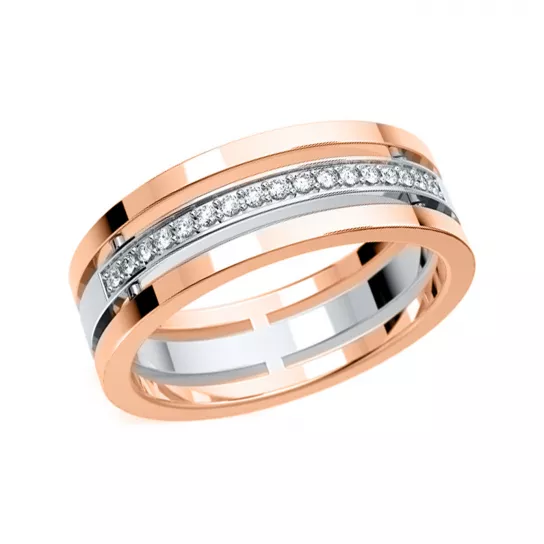 Кольцо обручальное из золота