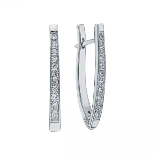 Золотые серьги 585, женские