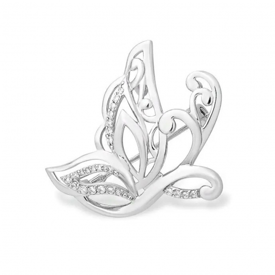 Брошь из серебра