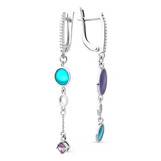 Серьги из серебра