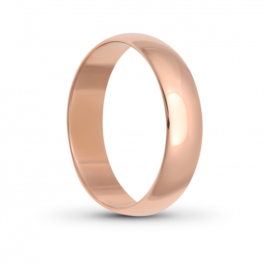 Золотое обручальное кольцо 585, размер 15.5