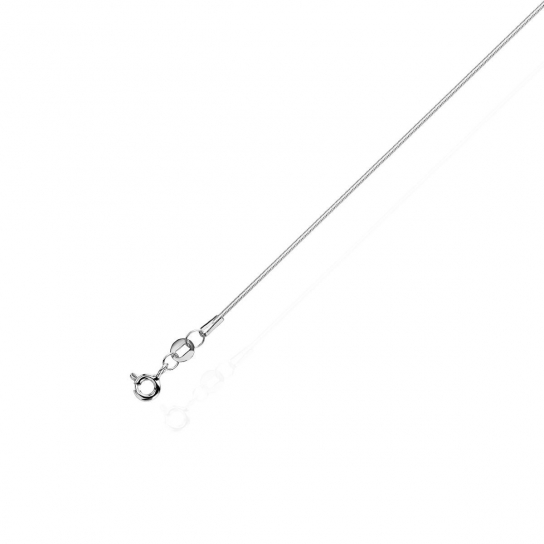 Золотая цепочка 585 на шею, длина 45 см, цвет белое золото