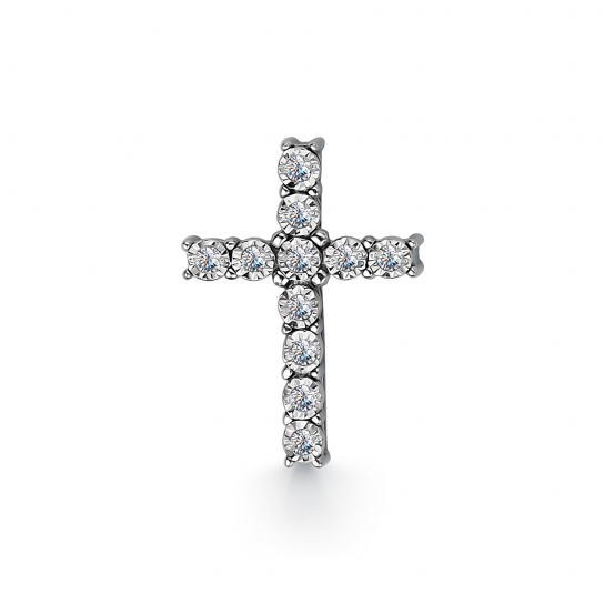 Золотой крестик 585 нательный, на шею