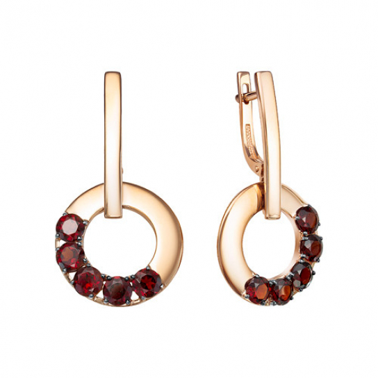 Золотые серьги 585, женские