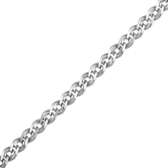 Серебряная цепочка 925 на шею, длина 55 см