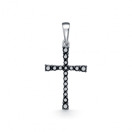 Золотой крестик 585 нательный, на шею