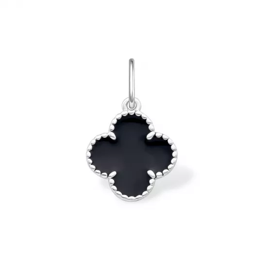 Серебряная подвеска 925, женская, с эмалью