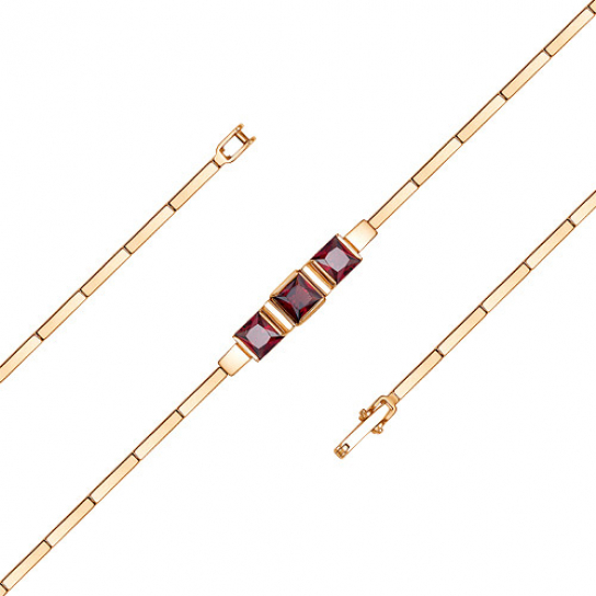 Золотой браслет 585, длина 18 см