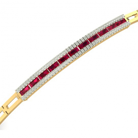 Золотой браслет 585, длина 18 см