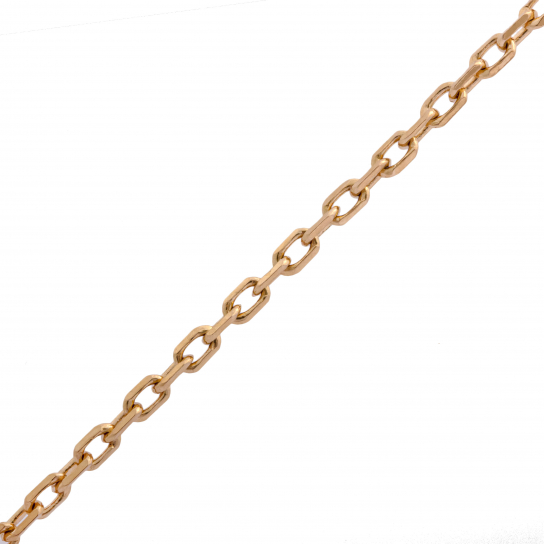 Золотой браслет 585, плетение якорное, длина 21 см