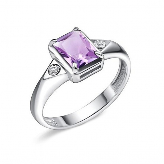 Серебряное кольцо 925, женское, размер 16.5